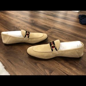 Gucci Dress Loafers - Suede Tan/Brown